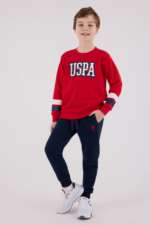 U.S. Polo Assn Kids 2213-G Erkek Garson Eşofman Takımı - Görsel 2