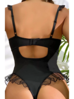 For Dreams 8417 Fantazi Tül Detaylı Bodysuit - Görsel 3