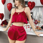 Nightlight 3797 Saten Şortlu Takım