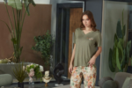 Aqua 26592 Kadın Desenli Kapri Takım - Görsel 2