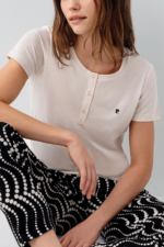 Pierre Cardin PC9165-X Kadın Kısa Kol Büyük Beden Pijama Takımı - Görsel 2