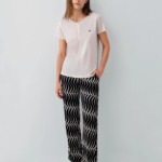 Pierre Cardin PC9165-X Kadın Kısa Kol Büyük Beden Pijama Takımı