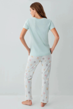 RolyPoly RP3810-S Kadın Kısa Kol Pijama Takımı - Görsel 4