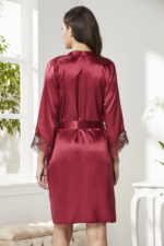 Pierre Cardin 6040 Kısa Gecelikli 6'lı İpek Set - Görsel 4