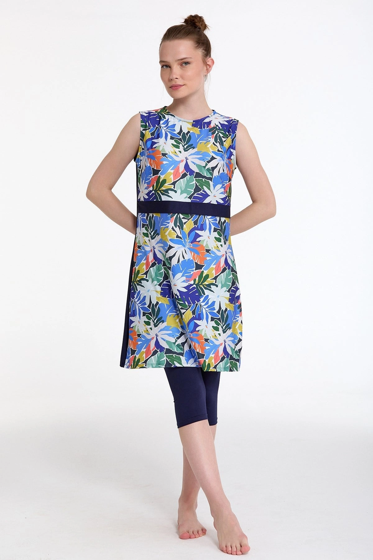 rivamare-0736-313-uzun-tankini-takimi-74831325-sw1200sh1800 RİVAMARE 0736-313 Uzun Tankini Takımı - Görsel 1