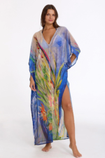 Argento 2083-3044 Kadın Uzun Kaftan - Görsel 2