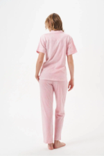 PJS 29033 Kadın Düğmeli Pijama Takım - Görsel 4