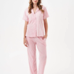 PJS 29033 Kadın Düğmeli Pijama Takım