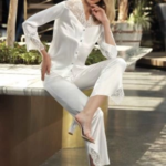 Nurteks 5689 Saten Pijama Takım