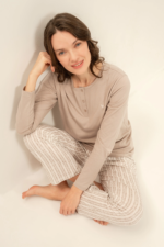 Arnetta 3779-S Kadın Uzun Kollu Pijama Takım