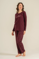 Arnetta Ar3774-S Kadın Uzun Kollu Pijama Takım - Görsel 3