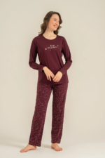 Arnetta Ar3774-S Kadın Uzun Kollu Pijama Takım - Görsel 2