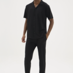 Kocabey KKT-26150 Apaj Yaka Boydan Düğmeli Pijama Takımı
