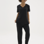 Kocabey KKT-26162K Kadın V Yaka Pijama Takımı