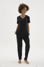 Kocabey KKT-26162K Kadın V Yaka Pijama Takımı