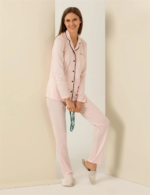 Pıerre Cardın 7717-S Bayan Gömlek Pijama Takımı - Görsel 3