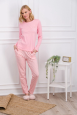 Pierre Cardin 8766-S Kadın Uzun Kol Pijama Takımı - Görsel 4