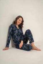 Pierre Cardin 9259-S Kadın Uzun Kol Gömlek Pijama Takımı - Görsel 4