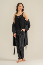 Pierre Cardin 9291-S Kadın 3'Lü Pijama Takımı - Görsel 2