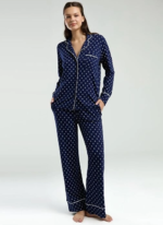 Pierre Cardin Pc8950-S Kadın Gömlek Pijama Takım - Görsel 4