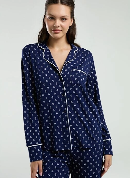 pierre-cardin-pc8950-s-kadin-gomlek-pijama-takim-91641435-sw505sh692 Pierre Cardin Pc8950-S Kadın Gömlek Pijama Takım - Görsel 1