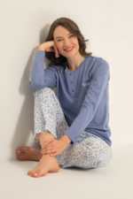 Pierre Cardin Pc9270-S Kadın Uzun Kollu Pijama Takımı - Görsel 2