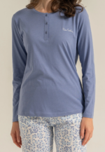 Pierre Cardin Pc9270-S Kadın Uzun Kollu Pijama Takımı - Görsel 5