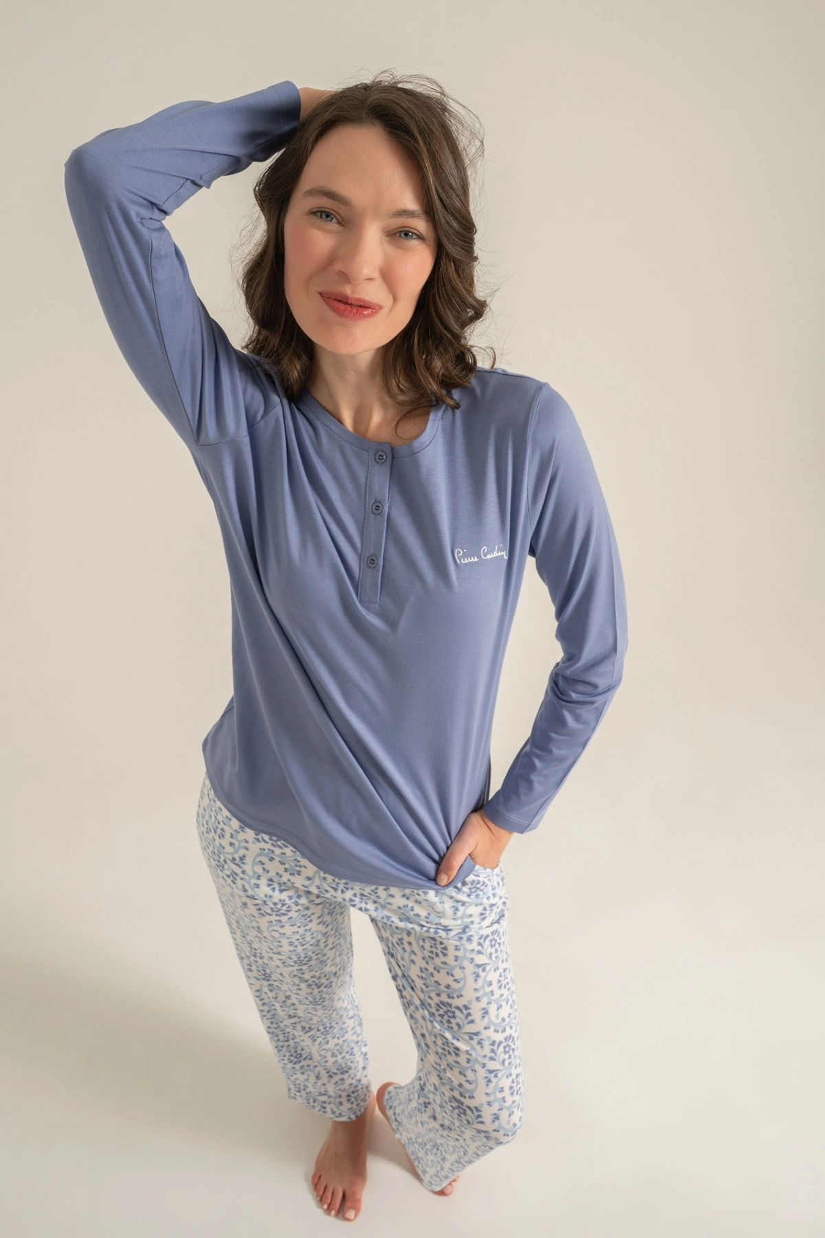 pierre-cardin-pc9270-s-kadin-uzun-kollu-pijama-takimi-6381661-sw1200sh1800 Pierre Cardin Pc9270-S Kadın Uzun Kollu Pijama Takımı - Görsel 1