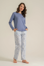 Pierre Cardin Pc9270-S Kadın Uzun Kollu Pijama Takımı - Görsel 4