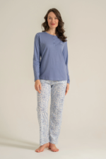 Pierre Cardin Pc9270-S Kadın Uzun Kollu Pijama Takımı - Görsel 3