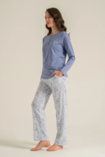 Pierre Cardin Pc9270-X Kadın Uzun Kollu Pijama Takımı - Görsel 3
