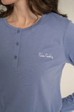 Pierre Cardin Pc9270-X Kadın Uzun Kollu Pijama Takımı - Görsel 5