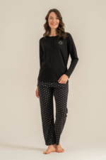 Pierre Cardin Pc9289-S Kadın Uzun Kollu Pijama Takımı - Görsel 2