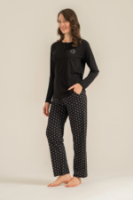 Pierre Cardin Pc9289-X Kadın Uzun Kollu Pijama Takımı - Görsel 2