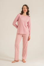 Pierre Cardin Pc9294-S Kadın Uzun Kollu Pijama Takımı - Görsel 2