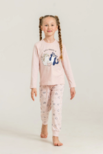 Rolypoly Rp3902-G Kız Çocuk Uzun Kol Pijama Takım - Görsel 3