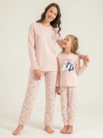 Rolypoly Rp3902-G Kız Çocuk Uzun Kol Pijama Takım - Görsel 4