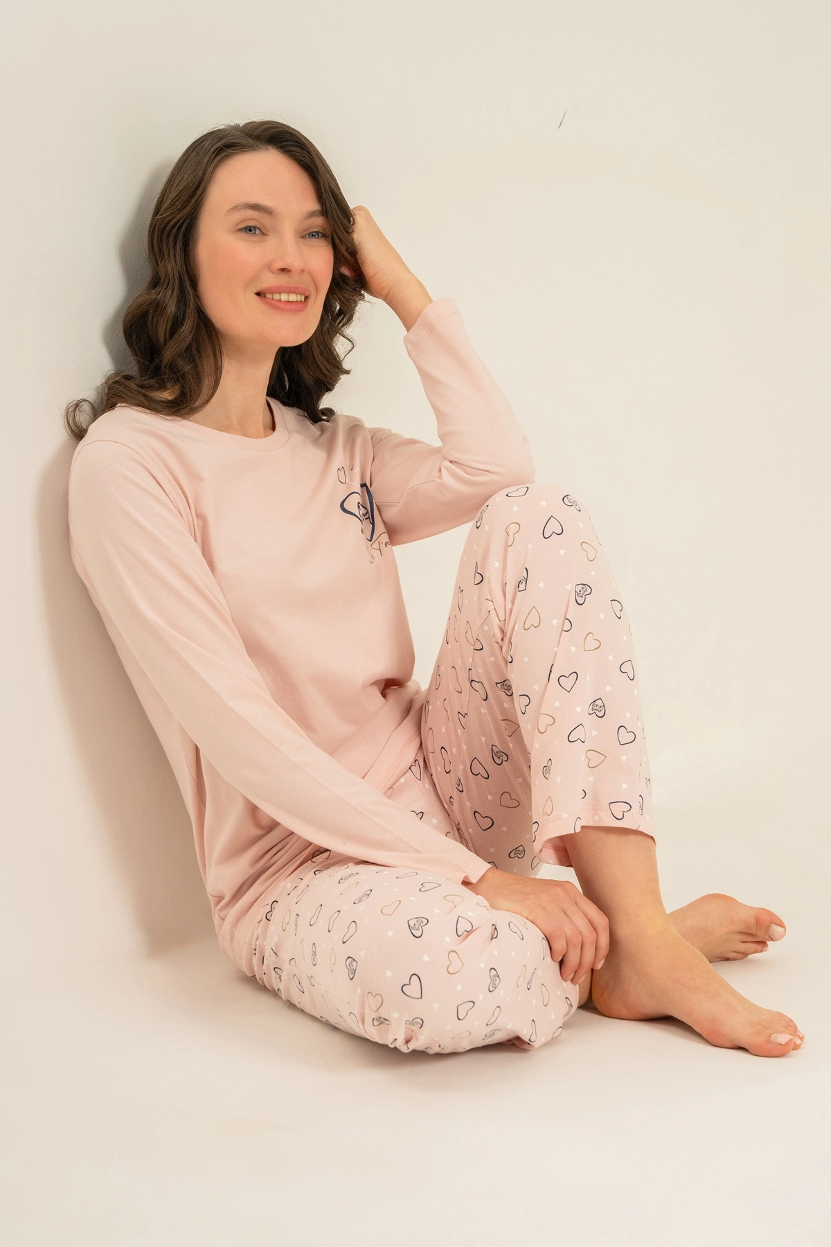 rolypoly-rp3902-s-kadin-uzun-kol-pijama-takim-75733435-sw1200sh1800 Rolypoly Rp3902-S Kadın Uzun Kol Pijama Takım - Görsel 1