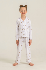 Rolypoly Rp3913-G Kız Çocuk Gömlek Pijama Takım - Görsel 2