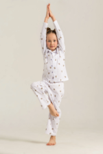 Rolypoly Rp3913-G Kız Çocuk Gömlek Pijama Takım