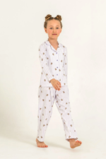 Rolypoly Rp3913-G Kız Çocuk Gömlek Pijama Takım - Görsel 3
