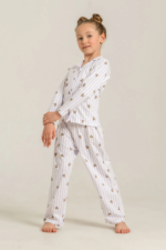 Rolypoly Rp3913-G Kız Çocuk Gömlek Pijama Takım - Görsel 5
