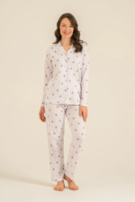 Rolypoly Rp3913-S Kadın Gömlek Pijama Takım - Görsel 3