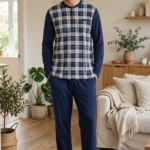 Çift Kaplan 8219 Erkek Uzun Kol Pijama Takımı