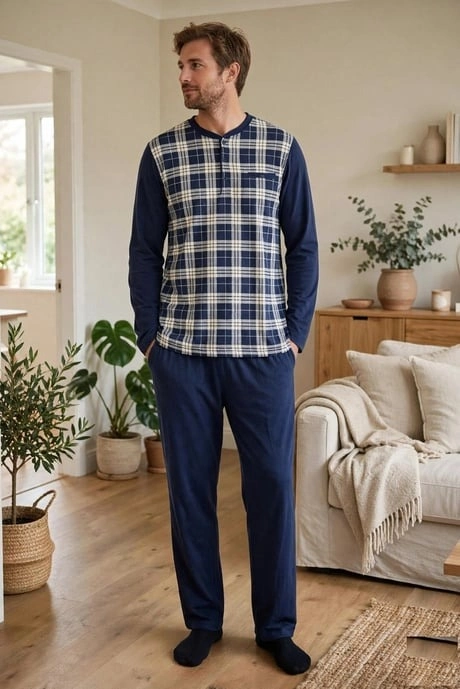 cift-kaplan-8219-erkek-uzun-kol-pijama-takimi Çift Kaplan 8219 Erkek Uzun Kol Pijama Takımı - Görsel 1