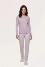 Pjs 30149 Kadın Uzun Kol Pijama Takımı